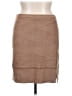 Lyssé Solid Tan Casual Skirt Size XL - photo 1