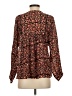 Swildens 100% Viscose Brown Long Sleeve Blouse Size EU 36 / US 6 - photo 2