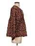Swildens 100% Viscose Brown Long Sleeve Blouse Size EU 36 / US 6 - photo 4