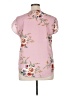 Unbranded Pink Short Sleeve Blouse Size XL - photo 2