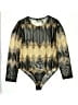 Venus 100% Polyester Gold Long Sleeve Blouse Size L - photo 2