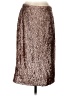 J.Crew 100% Polyester Metallic Pink Brown Formal Skirt Size 4 - photo 1