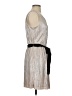 Express 100% Polyester Metallic Silver Cocktail Dress Size S - photo 4