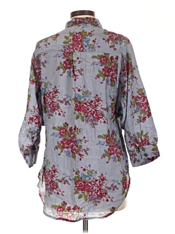 Art and Soul 3/4 Sleeve Button-Down Shirt (view 2)