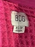 BDG Houndstooth Pink Long Sleeve Button-Down Shirt Size XS - photo 7