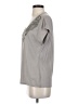 Banana Republic 100% Polyester Gray Tan Short Sleeve Top Size XS - photo 5