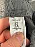 Carter's 100% Polyester Solid Gray Casual Pants Size 2T - photo 3
