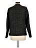 Line & Dot 100% Polyester Tweed Black Coat Size M - photo 2