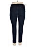 Tahari Solid Blue Jeans Size 16 - photo 2