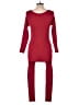 Icon Apparel 100% Polyester Red Jumpsuit Size L - photo 2