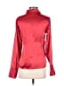 Copper Key 100% Polyester Red Long Sleeve Blouse Size 16 - photo 2
