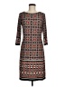 Wisp Print Gray Casual Dress Size 6 - photo 1