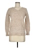 Ann Taylor LOFT Outlet Tweed Tan Pullover Sweater Size M - photo 1