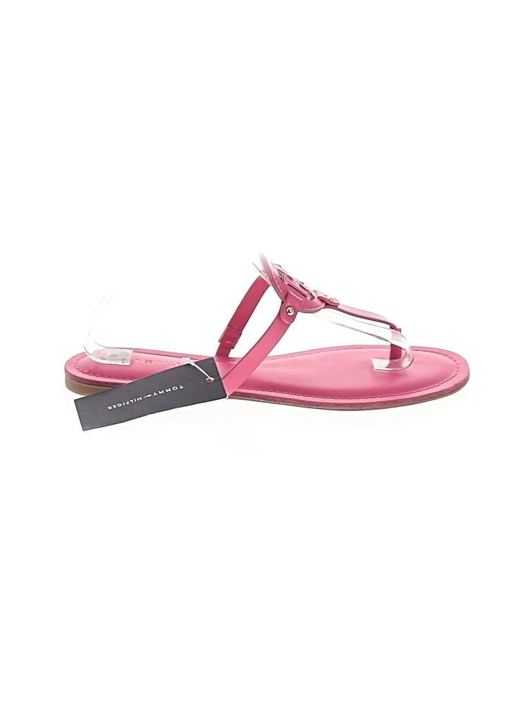 Pre-owned Tommy Hilfiger Sandals In Pink