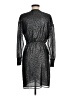 Pinko 100% Polyester Metallic Silver Cocktail Dress Size 6 - photo 2