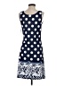 Tango Mango 100% Polyester Polka Dots Blue Casual Dress Size S - photo 2