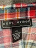 Polly & Esther 100% Polyester Plaid Red 3/4 Sleeve Blouse Size 2X - photo 7