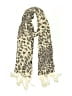 Simply Noelle Animal Print Ivory Brown Scarf One size - photo 1