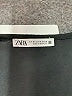 Zara 100% Polyester Black Short Sleeve Blouse Size M - photo 6