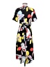 Halogen Print Black Casual Dress Size XXS - photo 2
