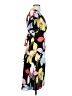 Halogen Print Black Casual Dress Size XXS - photo 4