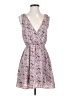 Lush 100% Polyester Paisley Blue Casual Dress Size S - photo 1
