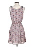 Lush 100% Polyester Paisley Blue Casual Dress Size S - photo 2