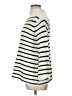 New Directions Stripes Ivory Turtleneck Sweater Size L - photo 5