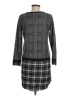 Soft Joie Plaid Gray Casual Dress Size M - photo 2