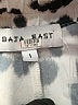 Baja East 100% Polyester Animal Print Silver Casual Pants Size Med (1) - photo 5