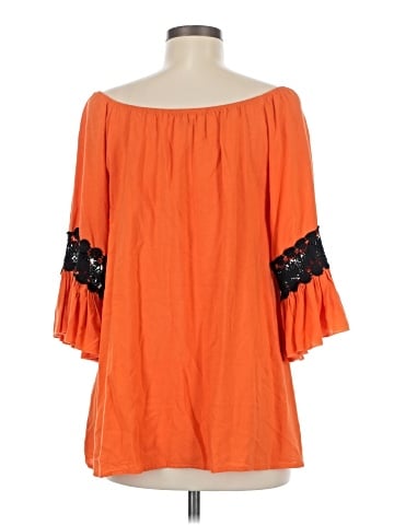 J&M Clothing 3/4 Sleeve Blouse (view 2)