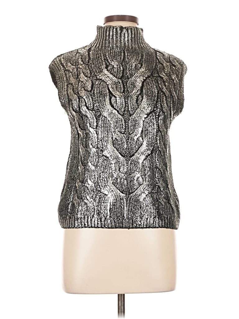 Pilcro Vest In Silver