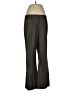 Per Se By Carlisle Chevron-herringbone Gray Wool Pants Size 8 - photo 1