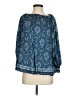 Omika 100% Modal Blue Teal 3/4 Sleeve Blouse Size S - photo 1