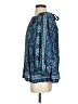 Omika 100% Modal Blue Teal 3/4 Sleeve Blouse Size S - photo 5