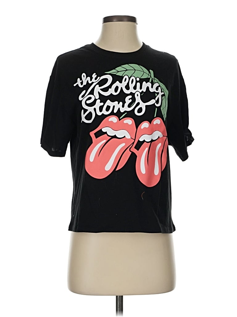 Pre-owned The Rolling Stones Short Sleeve T-shirt In Black