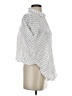 Vixbe Polka Dots White Short Sleeve Blouse Size S - photo 4