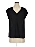 Assorted Brands 100% Polyester Black Short Sleeve Blouse Size S - photo 1