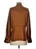 Vince. 100% Silk Brown Long Sleeve Silk Top Size S - photo 2