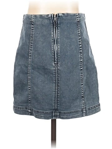 Free People Denim Skirt (view 2)