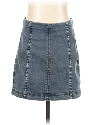 Free People Denim Skirt (view 1)