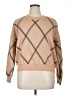 T Tahari Argyle Tan Pullover Sweater Size XL - photo 1
