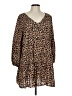 Unbranded Animal Print Brown Casual Dress Size L - photo 1