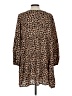 Unbranded Animal Print Brown Casual Dress Size L - photo 2