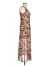 Louna 100% Polyester Animal Print Brown Cocktail Dress Size S - photo 4