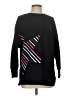Cabana by Crown & Ivy Graphic Black Pullover Sweater Size XS - photo 1