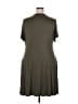 Assorted Brands Solid Gray Casual Dress Size 3X - photo 2
