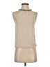 Express 100% Polyester Tan Sleeveless Blouse Size XS - photo 1
