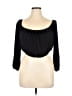 Torrid Black 3/4 Sleeve Top Size Lg Plus (0) - photo 1