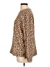 Taylor Joelle Animal Print Tan Pullover Sweater Size L - photo 5